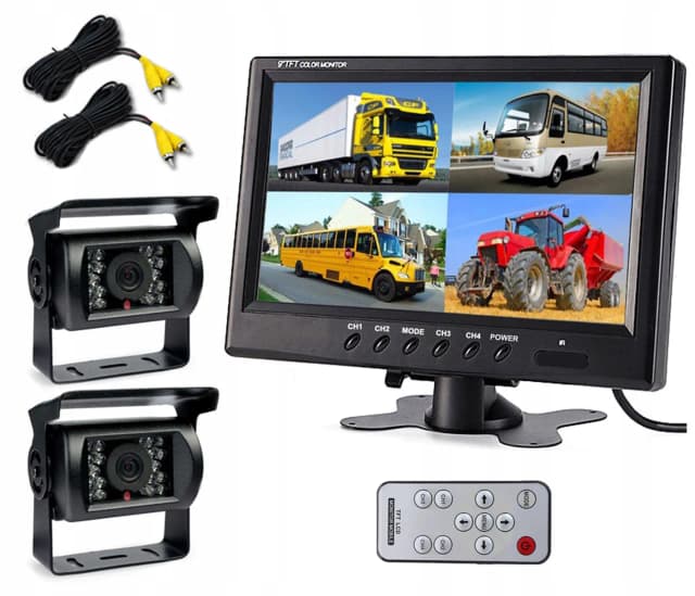 Jak podłączyć TFT color monitor do kamery cofania - proste kroki Jak podłączyć TFT color monitor do kamery cofania - proste kroki